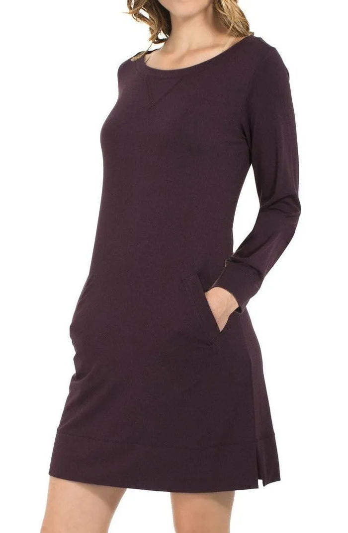 3/4 Sleeve Lounge Dress - Clearance Rack - Twelve Eighty Eight Dress twelveeightyeight.com