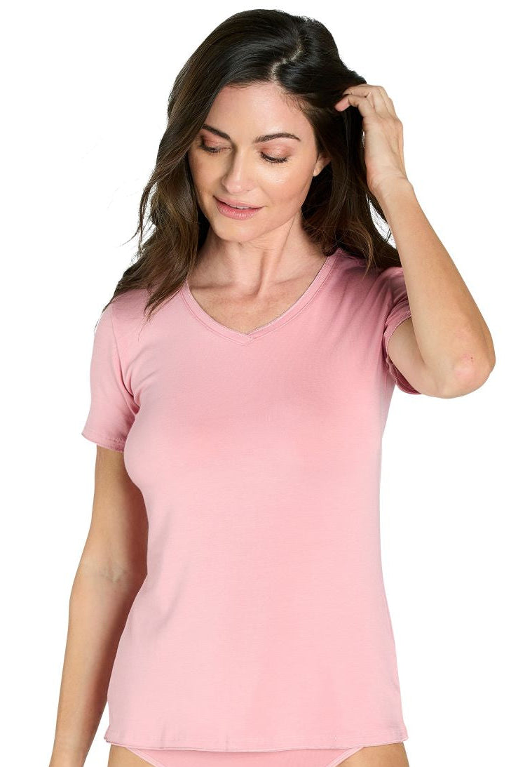 Beyond the Basics Short Sleeve V Neck Tee