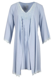Leslie Tank Chemise Robe Set