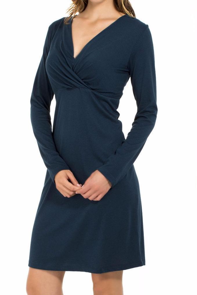 Long Sleeve Lounge Dress - Clearance - Twelve Eighty Eight Lounge Dress twelveeightyeight.com