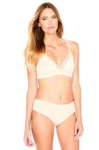 Pima Cotton Triangle Bralette - Twelve Eighty Eight Bralette twelveeightyeight.com