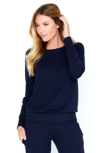 Relaxed Long Sleeve Pullover - Twelve Eighty Eight Loungewear twelveeightyeight.com