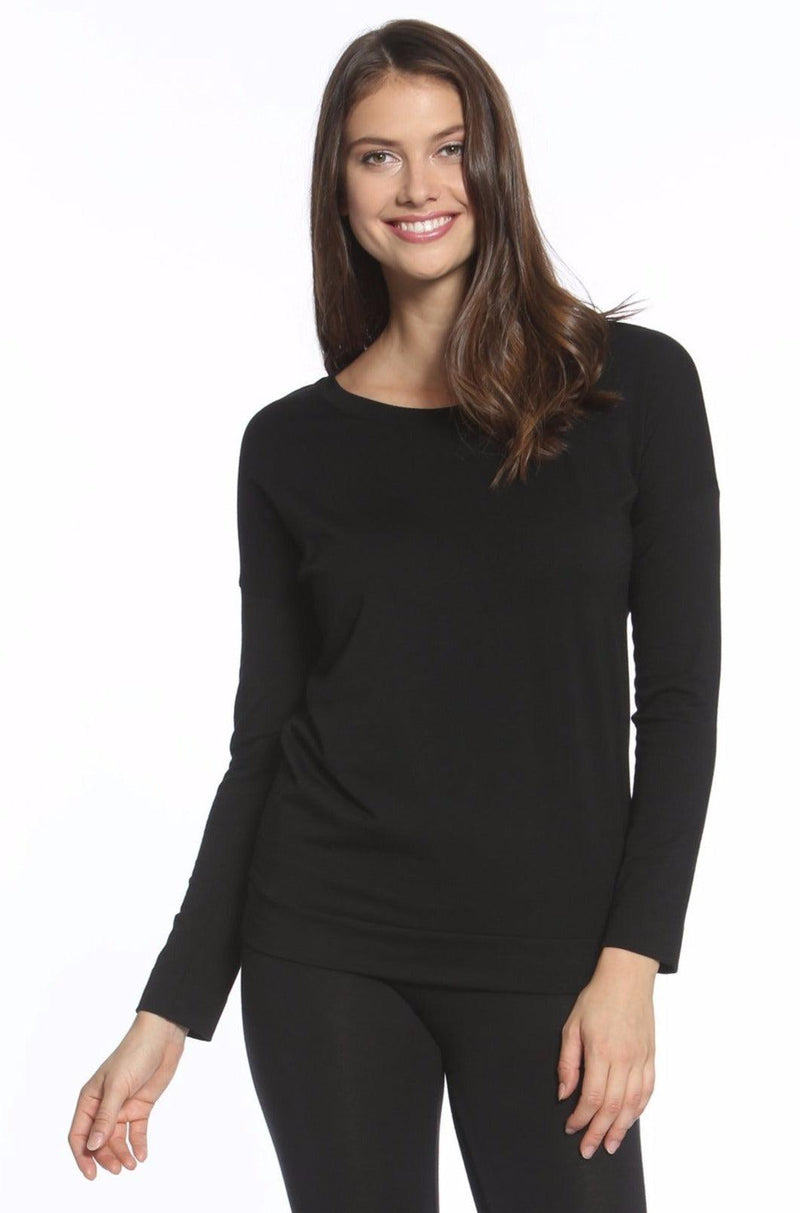 Relaxed Long Sleeve Pullover - Twelve Eighty Eight Loungewear twelveeightyeight.com