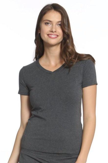 Short Sleeve V Neck Tee - Clearance Rack - Twelve Eighty Eight Layering twelveeightyeight.com